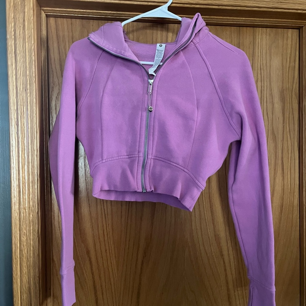 Lululemon Purple Zip-Up Hoodie